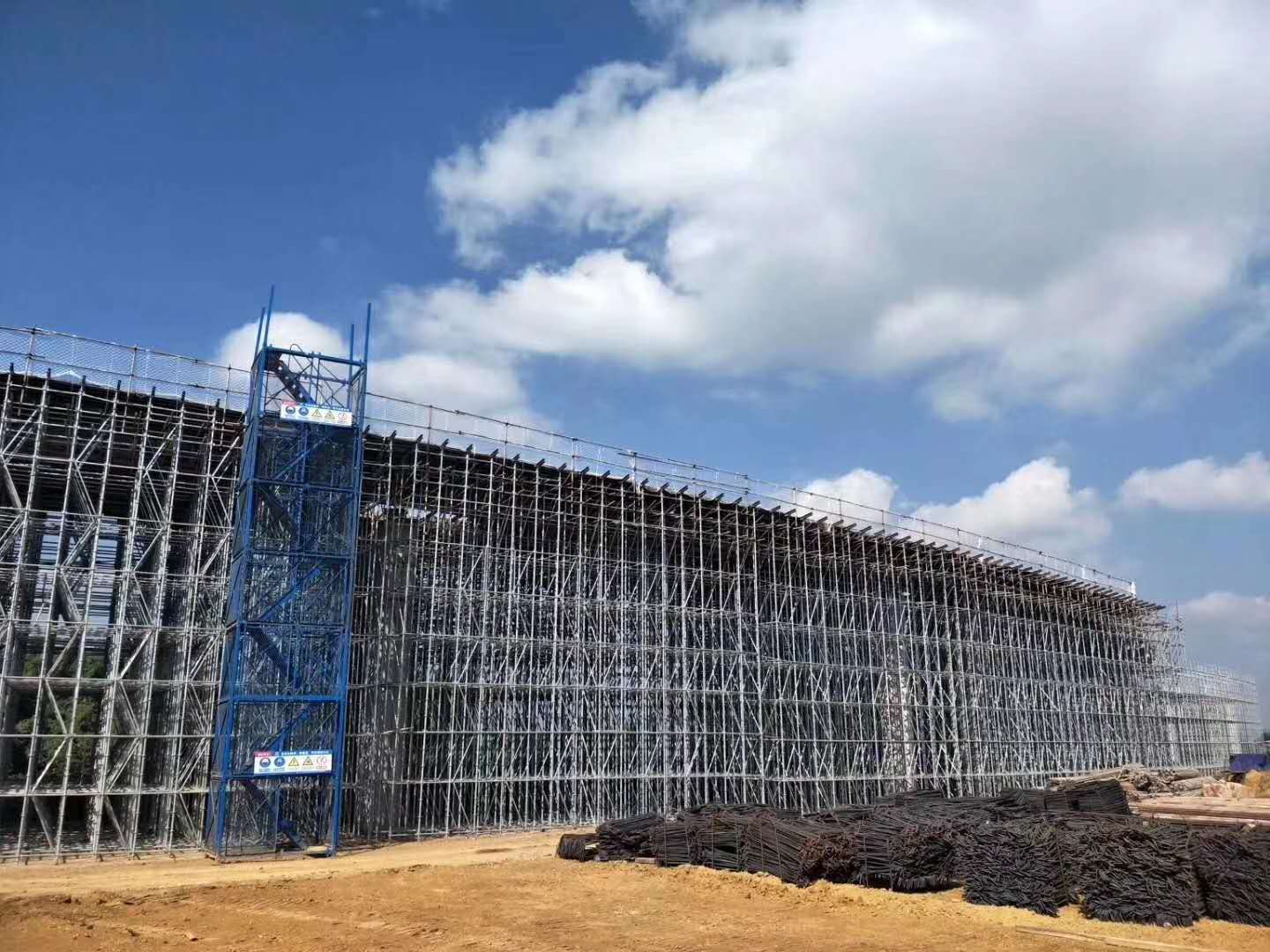 盤扣腳手架搭建周期短，經濟效益好！